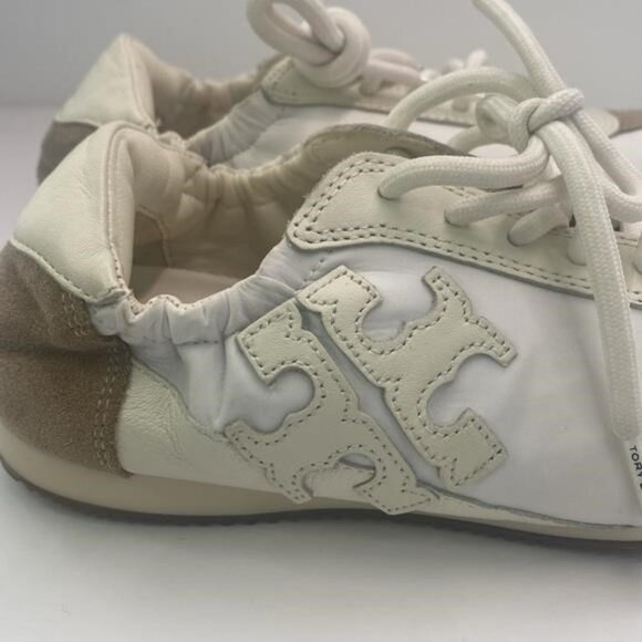 New Story Display Tory Burch Tory Sneaker Woman WHITE/ NEW IVORY, Size 55 M - Picture 11 of 16